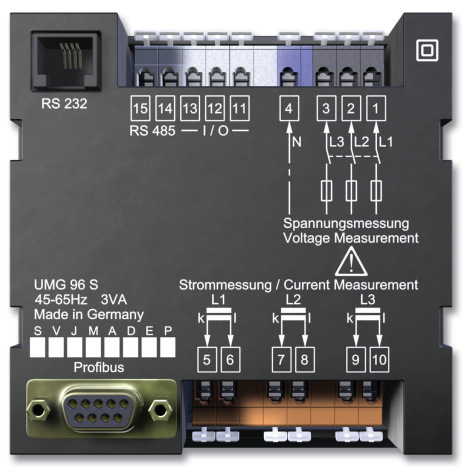 Universal-Meter UMG-96S Profibus, standard-version 300V